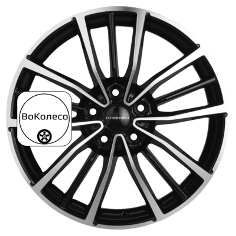 8x20/5x108 ET40 D63,4 KHW2012 (Zeekr 001) Black-FP Khomen Wheels