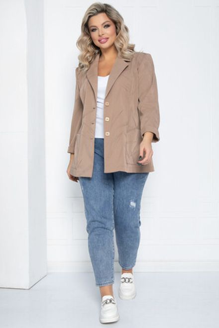 Жакет Зоя (светло-коричневый) Б12532-3 LT Collection