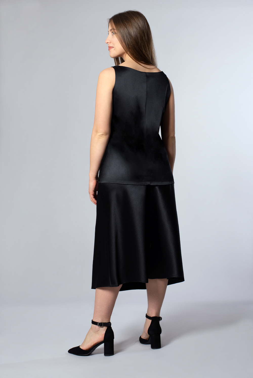 Юбка женская 4147АП, черный #347Ч014147АП