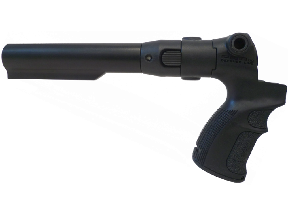Телескопическая складная трубка с рукоятью для Mossberg 500/590, Maverick 88, черная, FAB-Defense