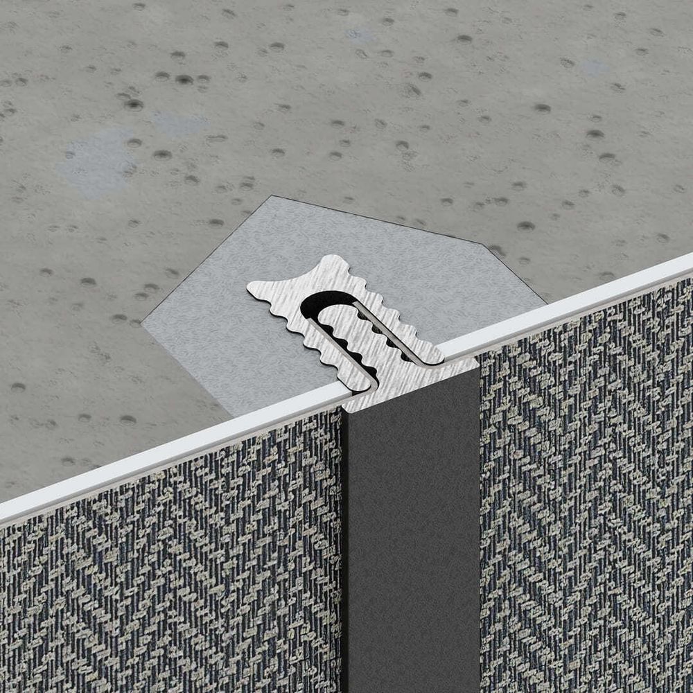 Теневой профиль разделительный анодированный медный, 3000x7x7,5 мм