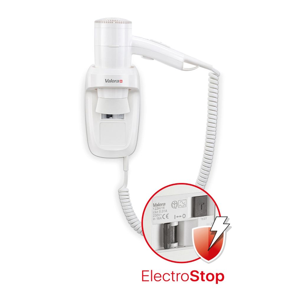 Настенный фен Valera Premium Protect 1200 White (533.03/044.04 White) - 2