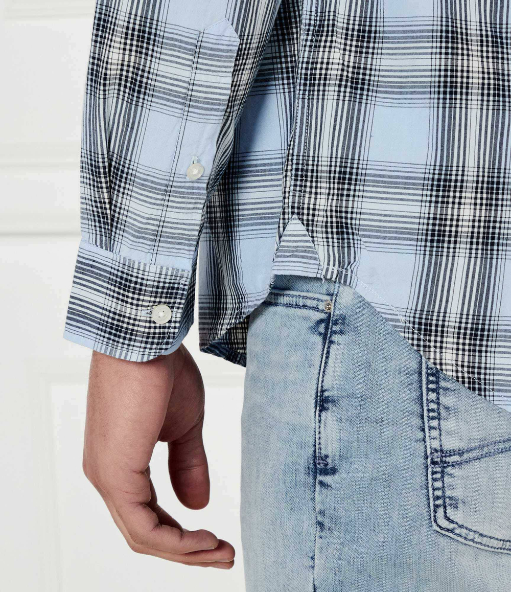 Рубашка Tommy Jeans - голубой(DM0DM20885)