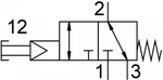VHEF-PTC-M32-M-G14 Распределитель с кнопочным управлением