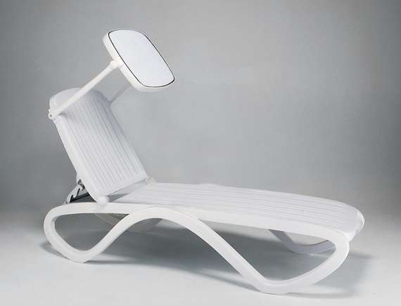 Шезлонг Tropico белый