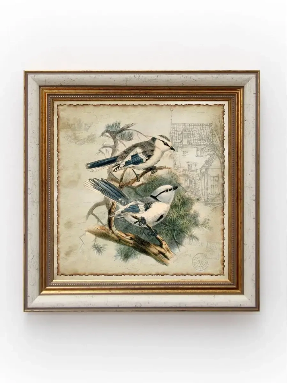 Картина на стену интерьерная на холсте 25х25см