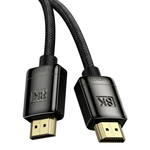 HDMI Кабель Baseus High Definition Series HDMI to HDMI Adapter Cable (Zinc Alloy) 8K/60Hz