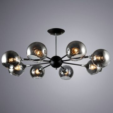 Потолочная люстра 8*Е27 A2708PL-8BK чёрный Lagos Arte Lamp