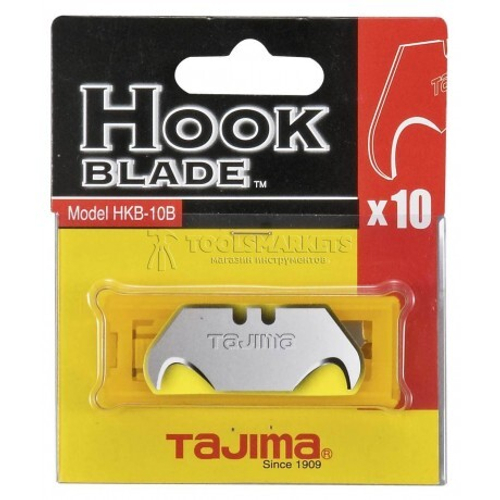 Лезвия TAJIMA DEEP HOOK для трапезоидных ножей. /10 шт. в футляре.