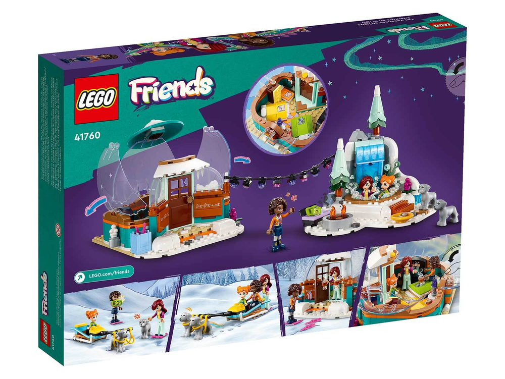 LEGO Friends 41760 — праздничное приключение в иглу, зимний набор