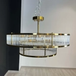 Люстра на штанге Imperiumloft RH MARAIS ROUND CHANDELIER 147903-22