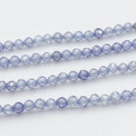 Фианит (кубический цирконий), цвет сиреневый, размер 3 мм, цена за нить около 130 шт (38 см)