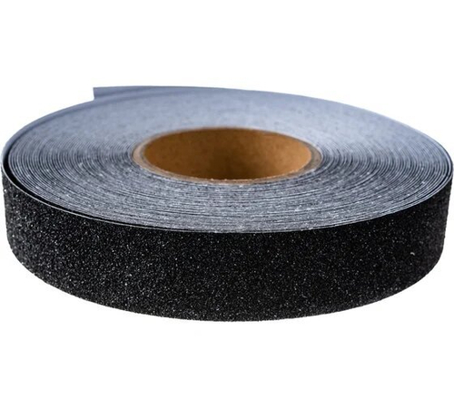 Лента антискользящая Абразивная 25мм 15м черная