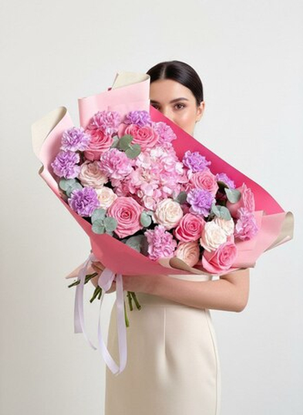 Авторский букет «Нежность любви»