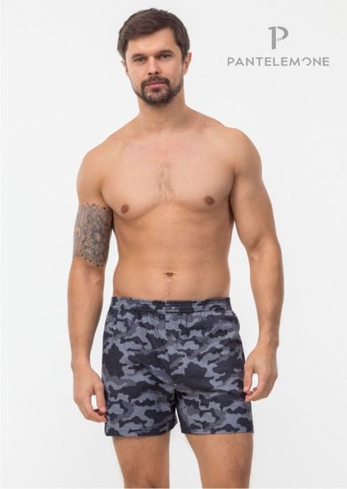 Трусы мужские семейные Pantelemone PMB-447, камуфляж серый