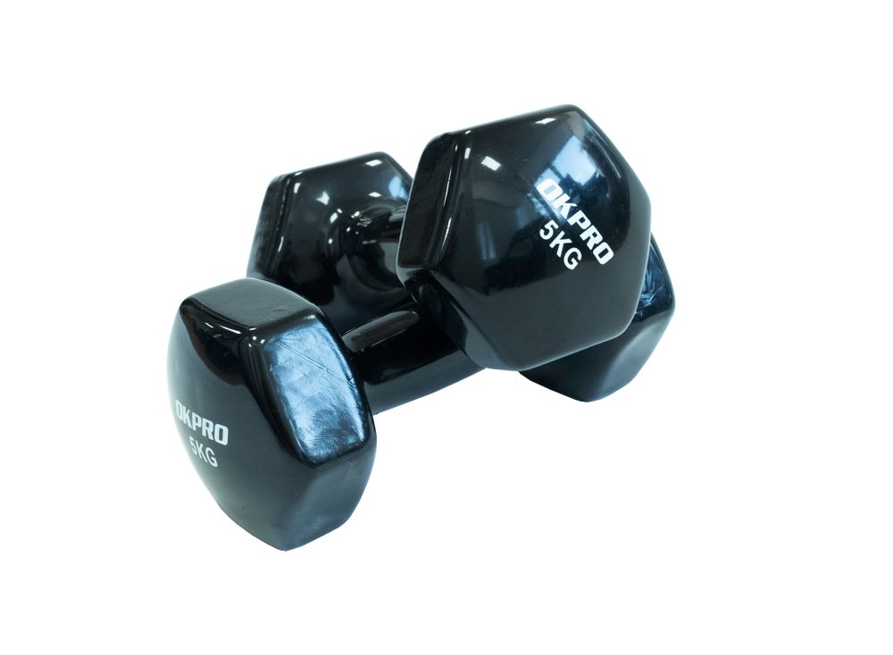 Гантель виниловая 5 кг для групповых программ