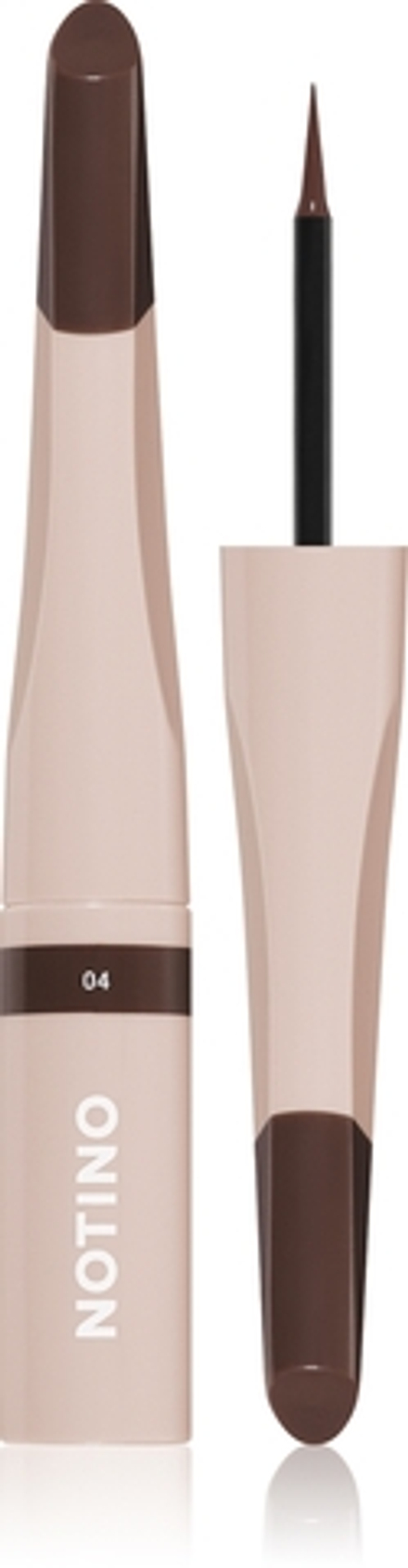 Notino Serum-Infused Lifeproof Eyebrow Liner - Жидкие карандаши для бровей с сывороткой 04 Dark Brown, 2 ml