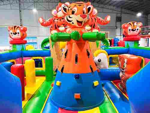 Коммерческий батут "Тигриная страна 5" 10*6*6 м