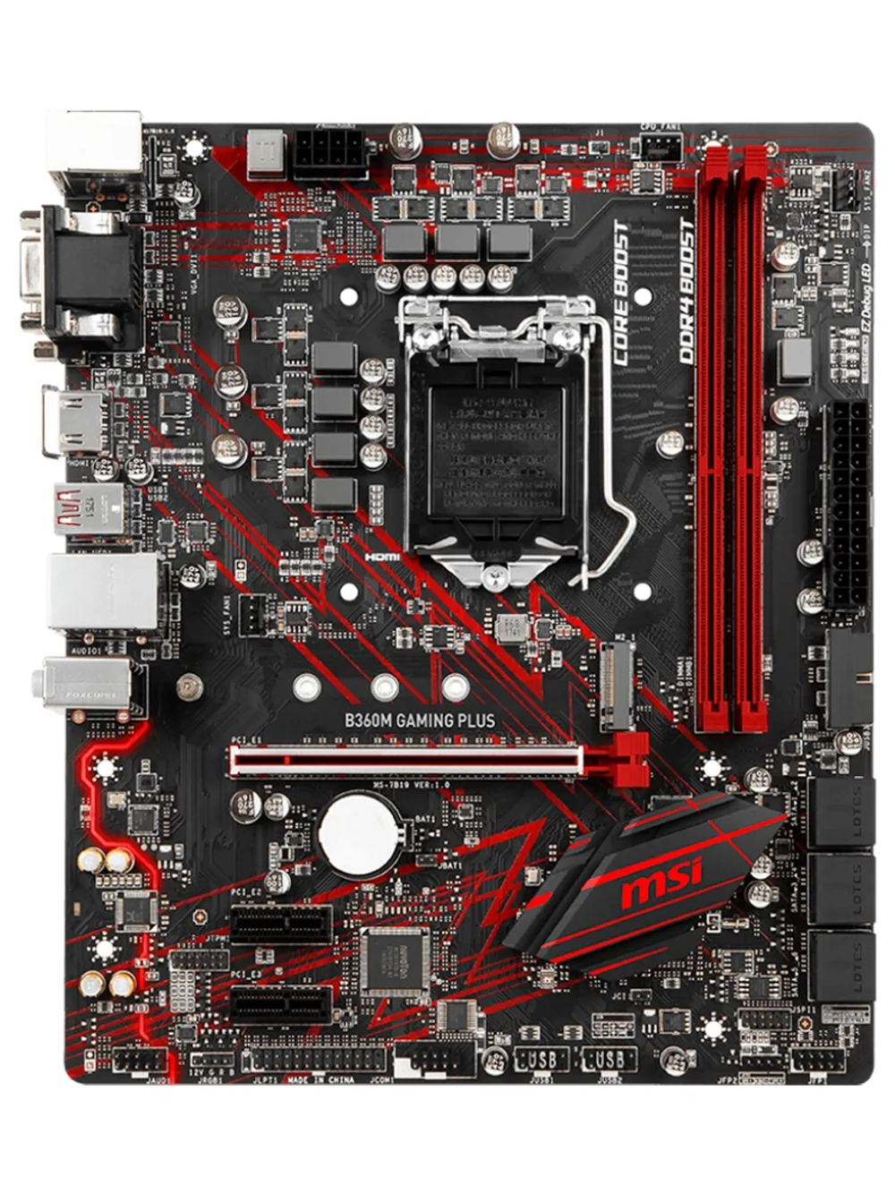 Материнская плата MSI B360M GAMING PLUS LGA 1151 v2 DDR4
