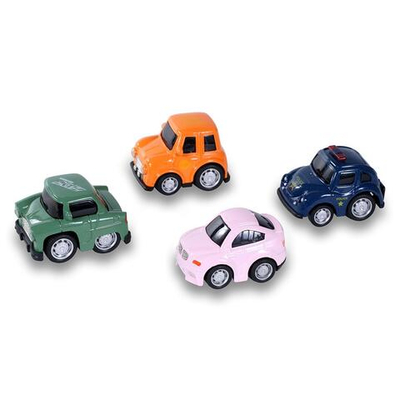 Набор машин 4шт, коробка XT0401