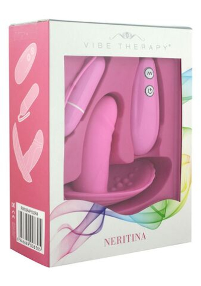 Розовый вибростимулятор для женщин NERITINA (Цвет: розовый)