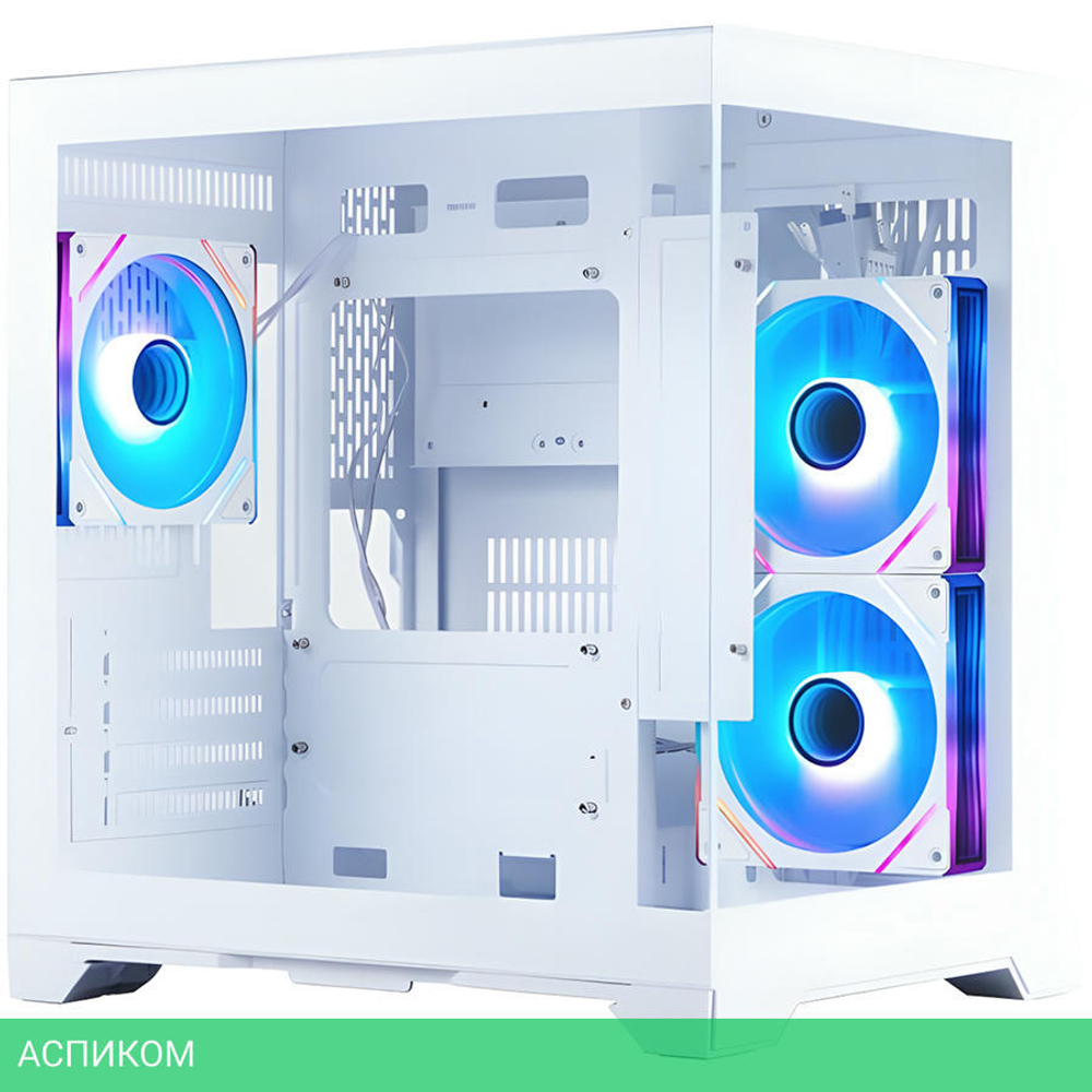 Корпус 1stPlayer MV5-TP без БП White (MV5-TP-WH-2FB7R-W-1FB7-W)