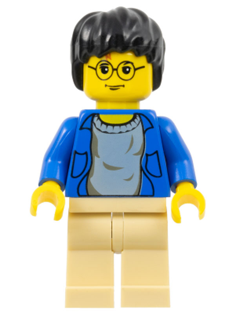 Минифигурка LEGO hp004 Гарри Поттер (Без волос)