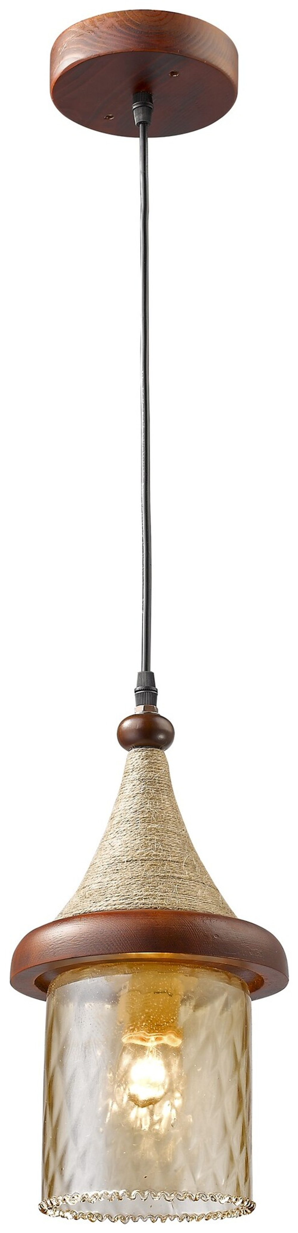 Светильник подвесной Velante Wooden 564-706-01