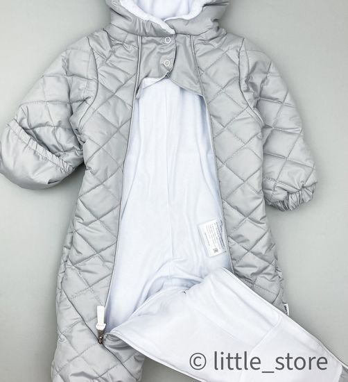 Комбинезон демисезонный "Коди+" Светло-серый