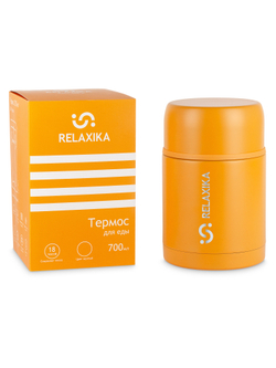 Термос для еды Relaxika 301 (0,7 литра), желтый