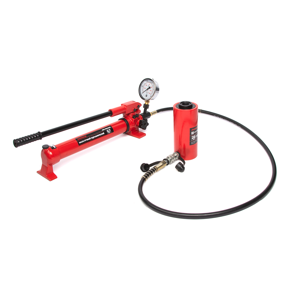 HRH-CY06020100 Гидравлический цилиндр (домкрат) с полым штоком, однополостной 20 т, ход 100 мм