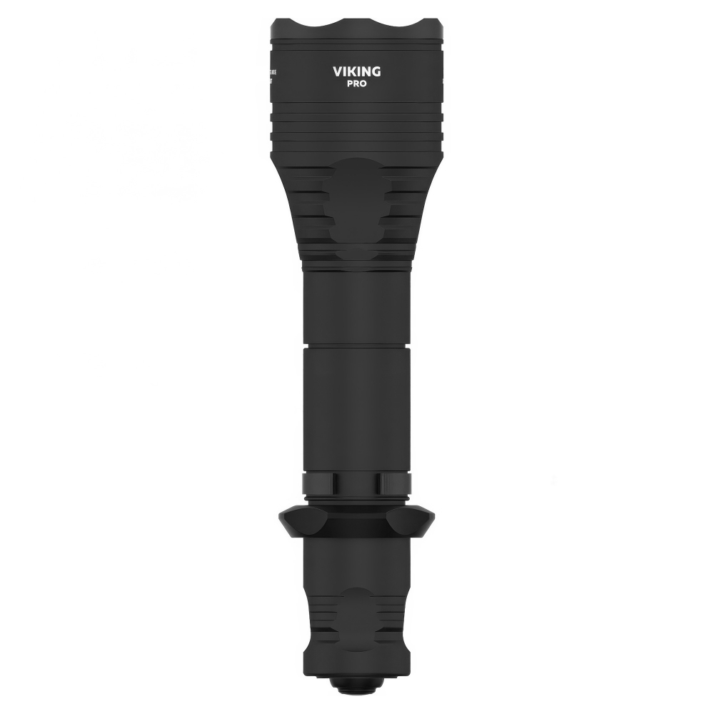 Тактический фонарь Armytek Viking Pro Magnet USB — широкий луч с углом центрального пятна 11° и боковой засветкой 40°.