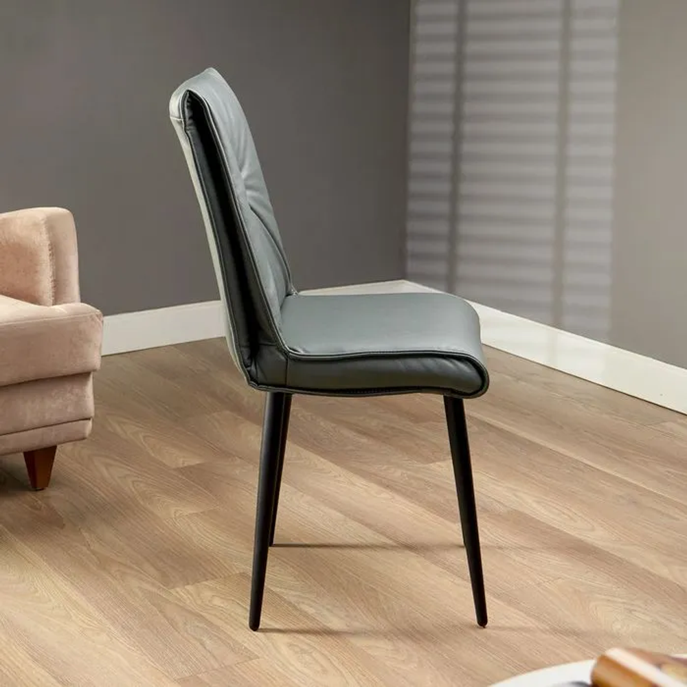 Стул Сенатор кожа Олива