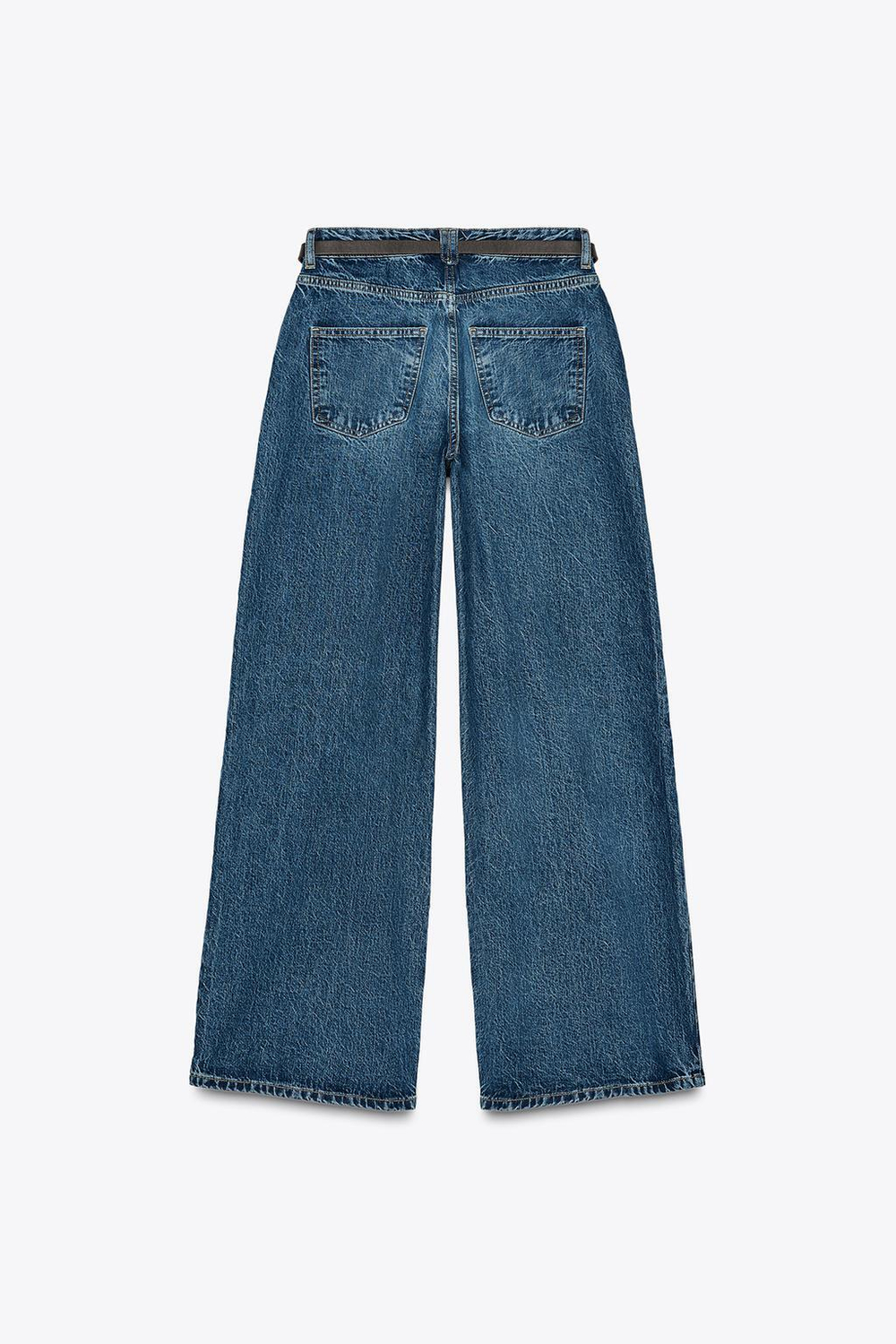 Джинсы z1975 wide-leg с ремнем и цепочкой