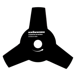 Нож для триммера 255х25,4, 3 лезвия Kronwerk