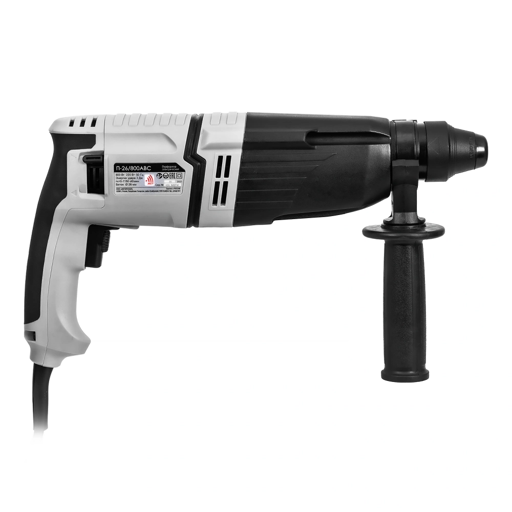 Трехрежимный перфоратор с виброзащитой ИНТЕРСКОЛ П-26/800АВС