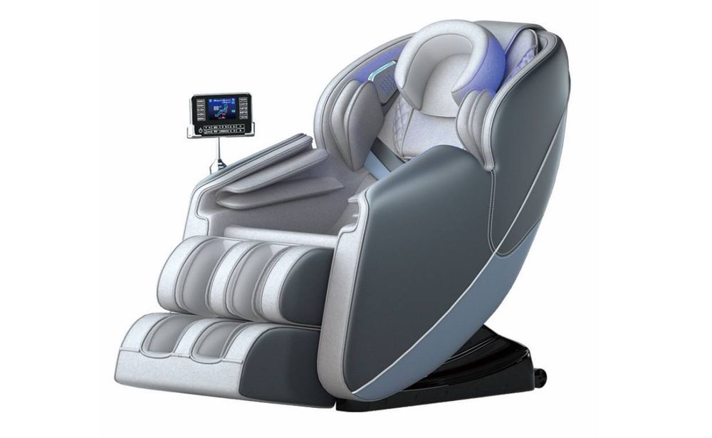 Массажное кресло Elfardi S9B серое
