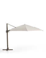 Уличный зонт Noli с алюминиевой конструкцией цвета таупе, 300 x 420 см