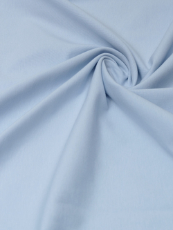 Кулирка нежно-голубая хлопковая с лайкрой отрезами