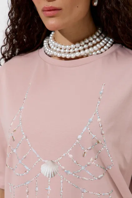 Футболка с принтом 