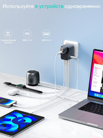 Зарядное устройство Aukey PA-TA07 USB Type-C, USB черный