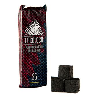 Уголь COCOLOCO кокосовый 25 мм - упаковка 12 шт
