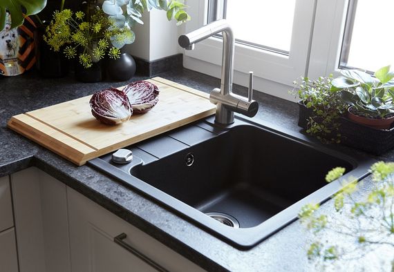 Мойка SCHOCK Formhaus 45 D Cristalite неро