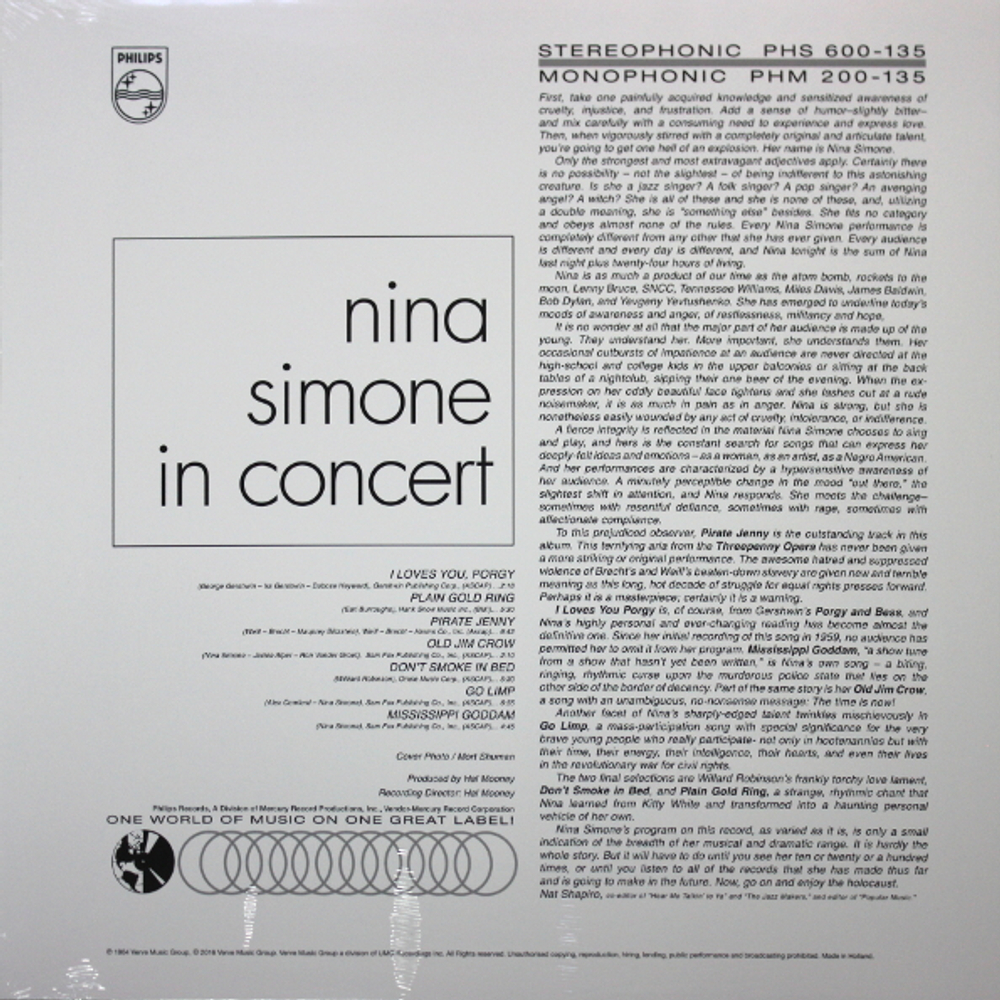 Nina Simone / In Concert (LP)