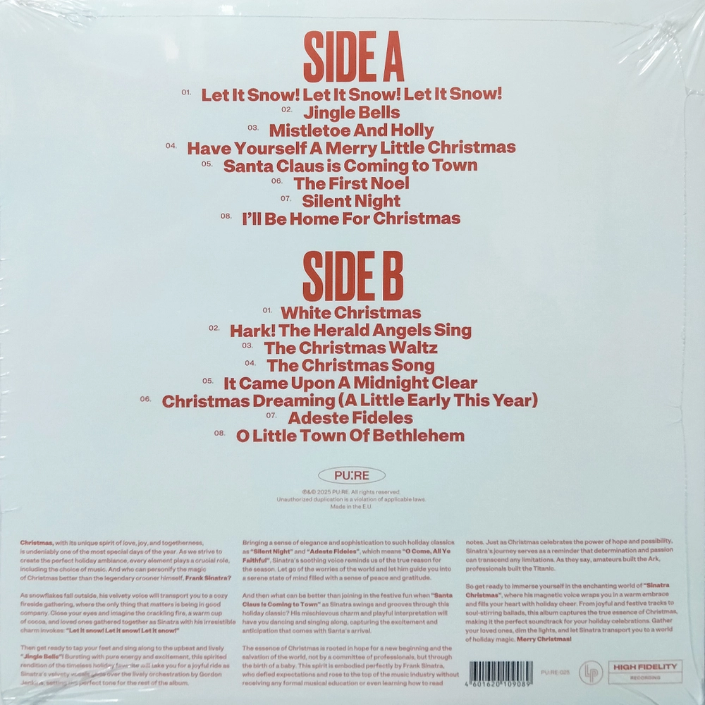 Frank Sinatra — Christmas Sinatra (Transparent Red Glitter Vinyl)