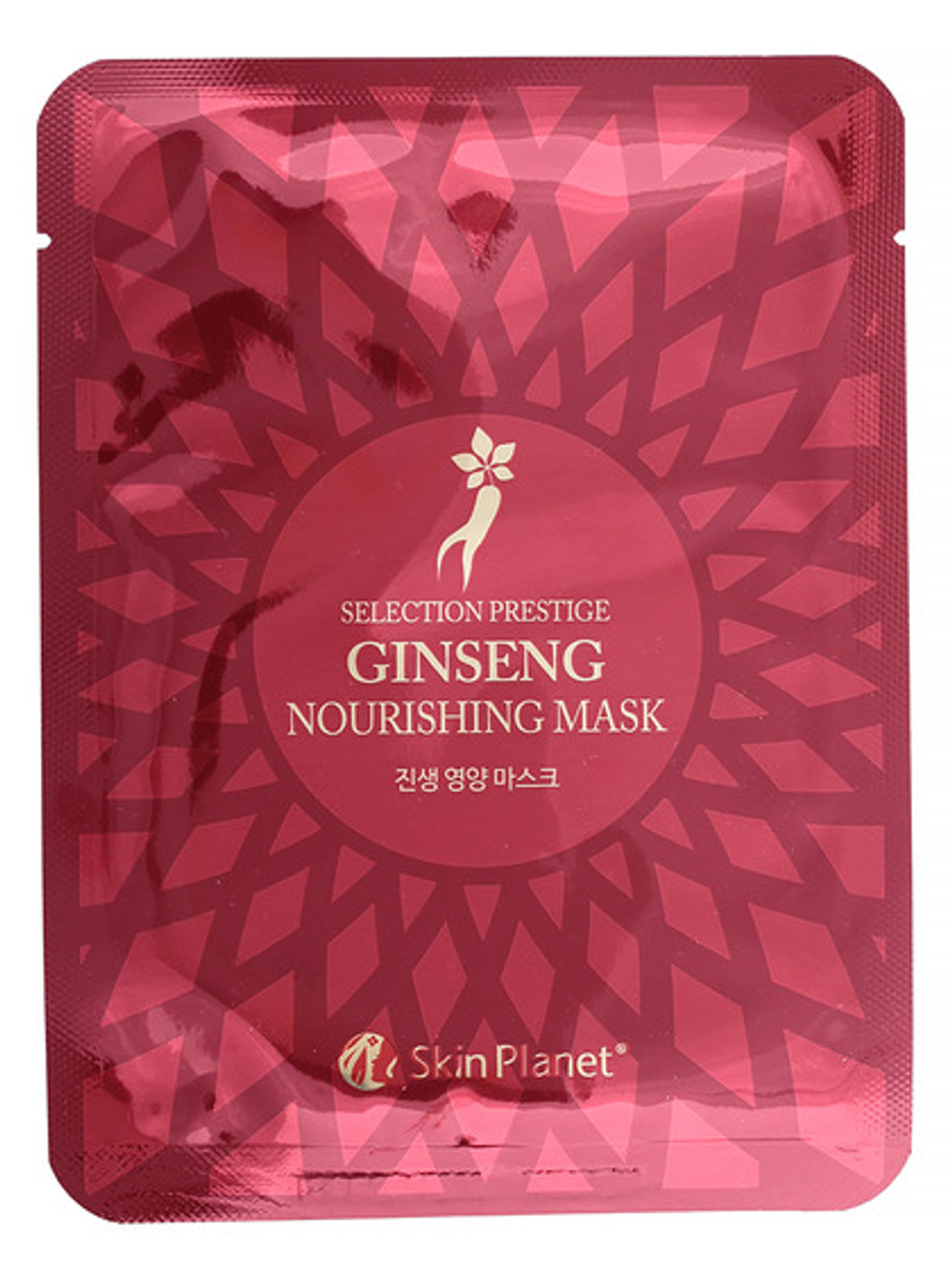 Mijin Planet Маска для лица тканевая с экстрактом красного женьшеня / Skin Planet Ginseng Nourishing Mask, 25г