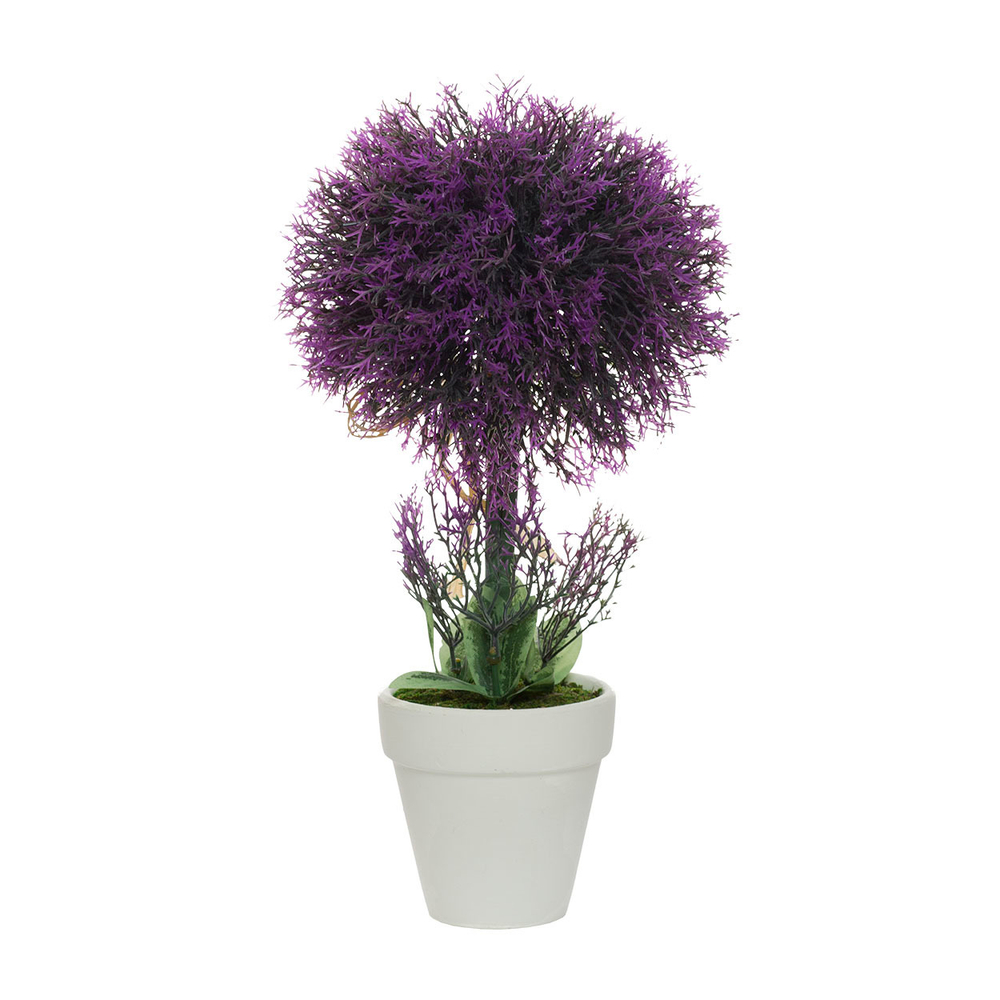 Искусственный цветок Лаванда в горшочке 31см Garda Decor 8J-12CK0050