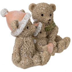 GAEM Фигурка декоративная "Мишки", L10,5 W5 H7 см