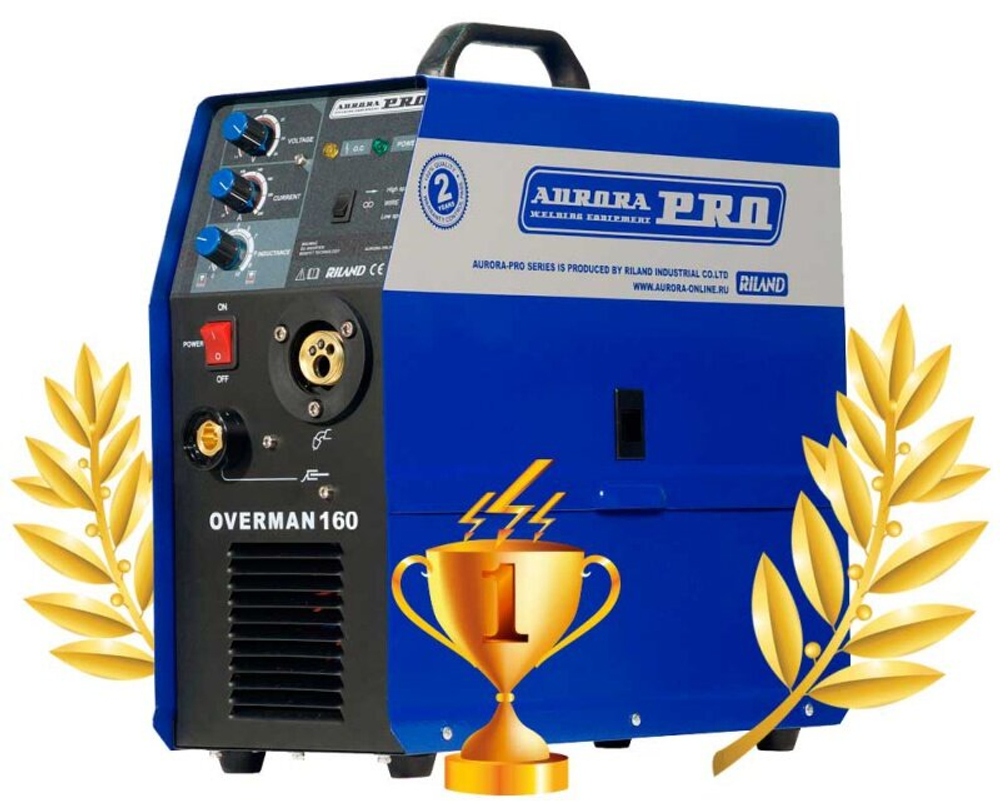 Сварочный аппарат инверторного типа Aurora OVERMAN 160, MIG/MAG