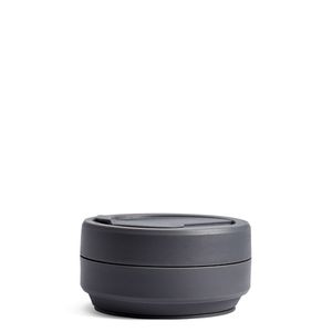 Стакан складной силиконовый Stojo Biggie Carbon, 16 oz / 470 мл